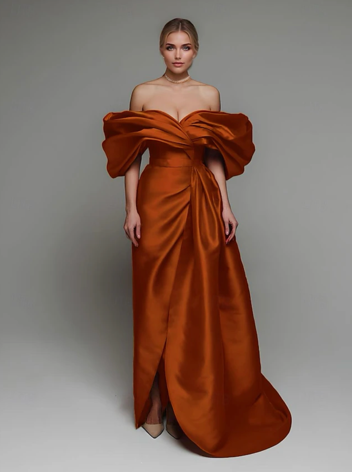 Woman wearing the Old Money Collection Couture Viceroy Bali Gown
