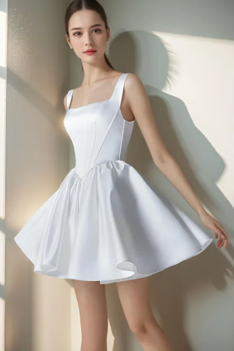 Woman wearing the Old Money Collection Couture Melrose Ave Mini