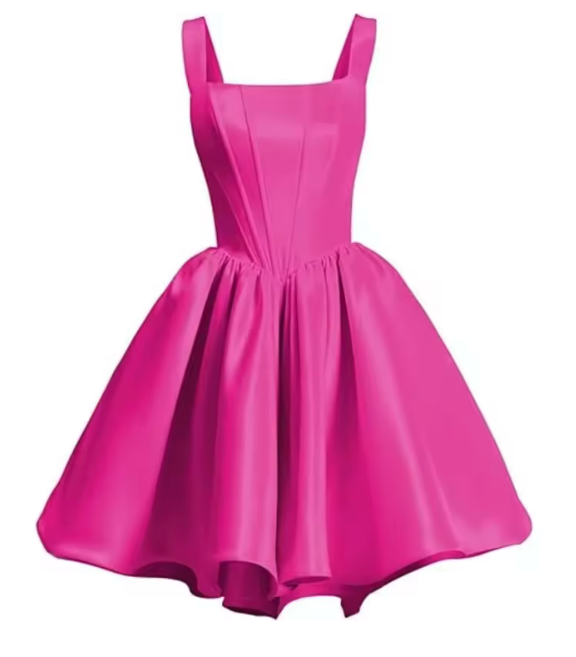 Woman wearing the Old Money Collection Couture pink Melrose Ave Mini