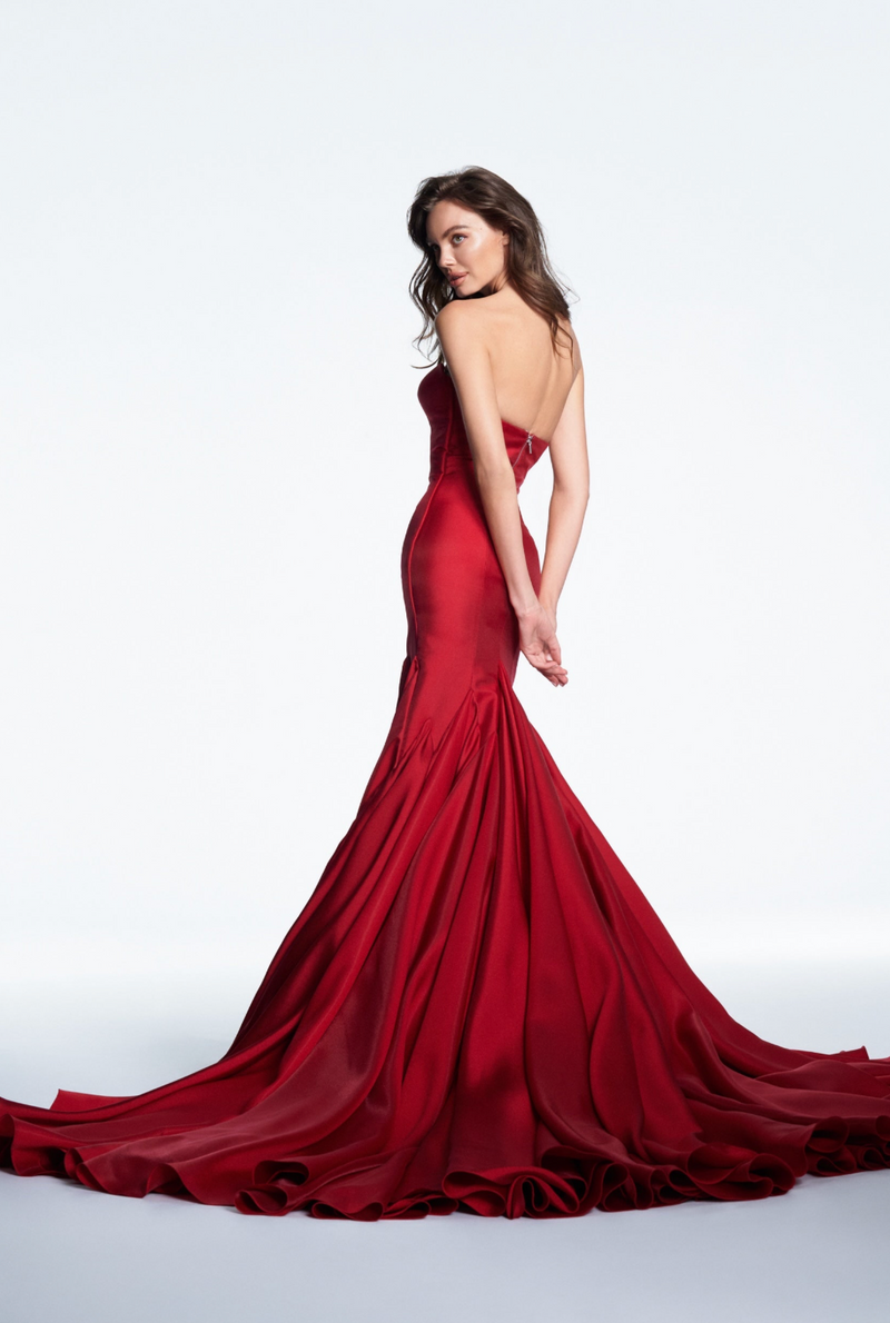 The Old Money Collection Zuri Black Tie Gown