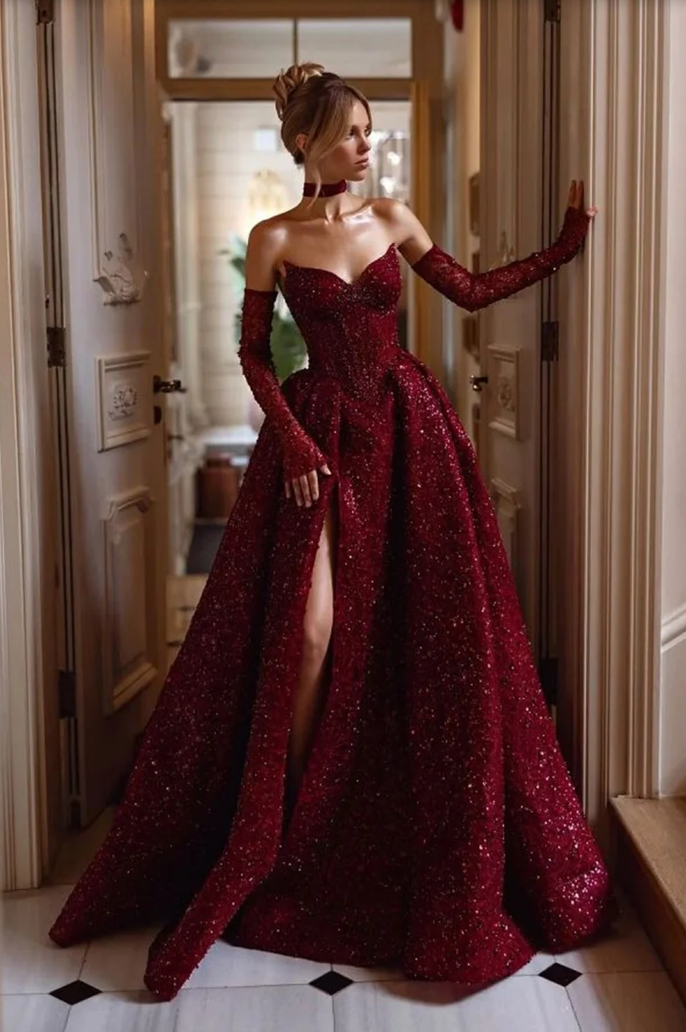 Woman in the Berkshire Ball Gown