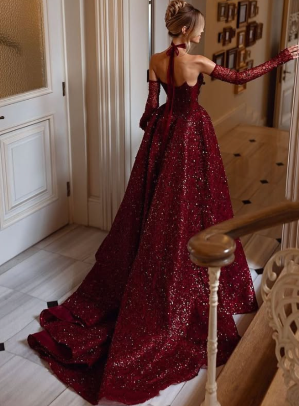 Woman in the Berkshire Ball Gown