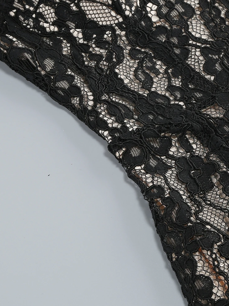 the Black Tie Lace Midi