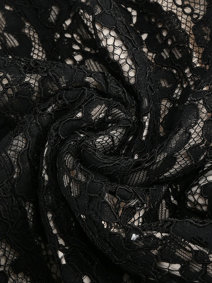 the Black Tie Lace Midi