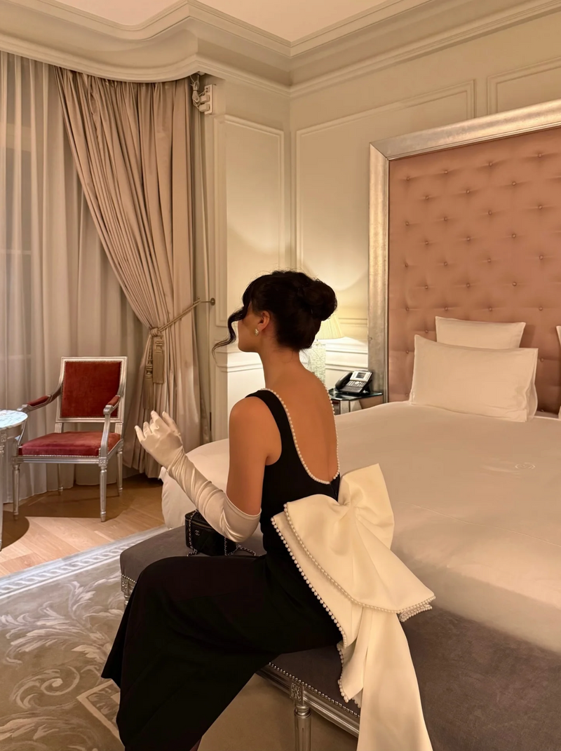 A Midnight Affair couture midi