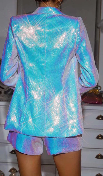 Treveris Sequin Party Suit