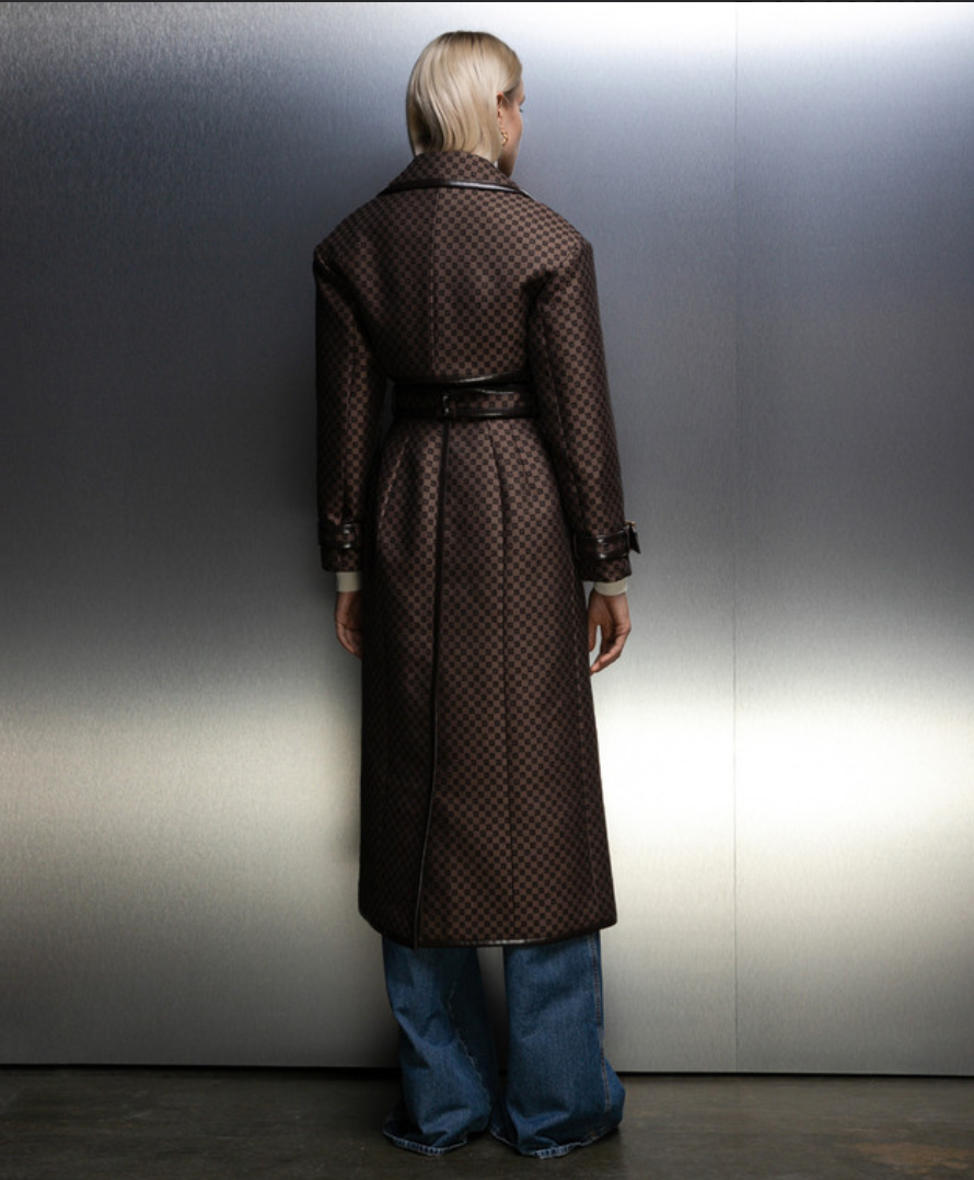 Chefchaouen Long Trench Coat