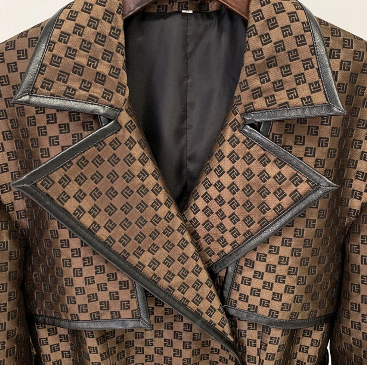 Chefchaouen Long Trench Coat