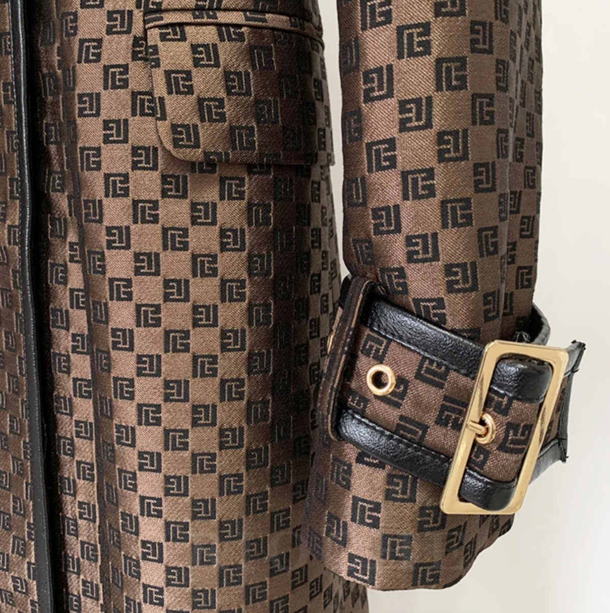 Chefchaouen Long Trench Coat