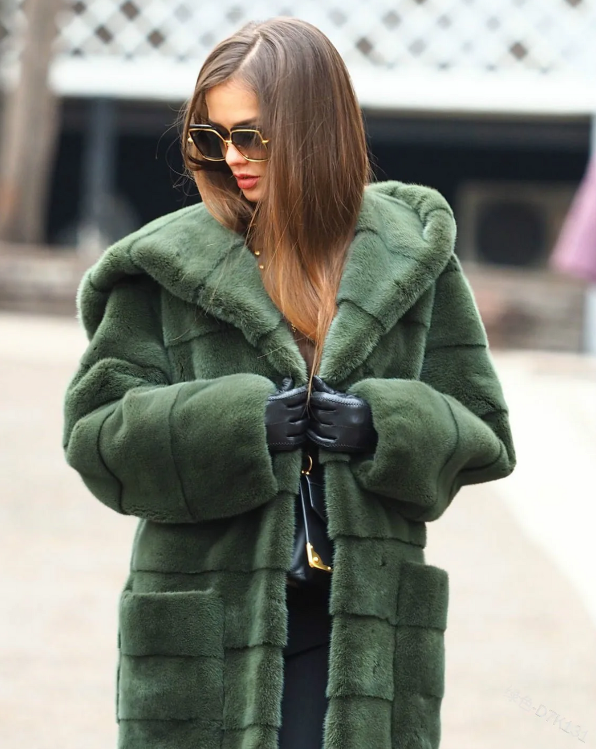 Isabella Hooded Fur Coat