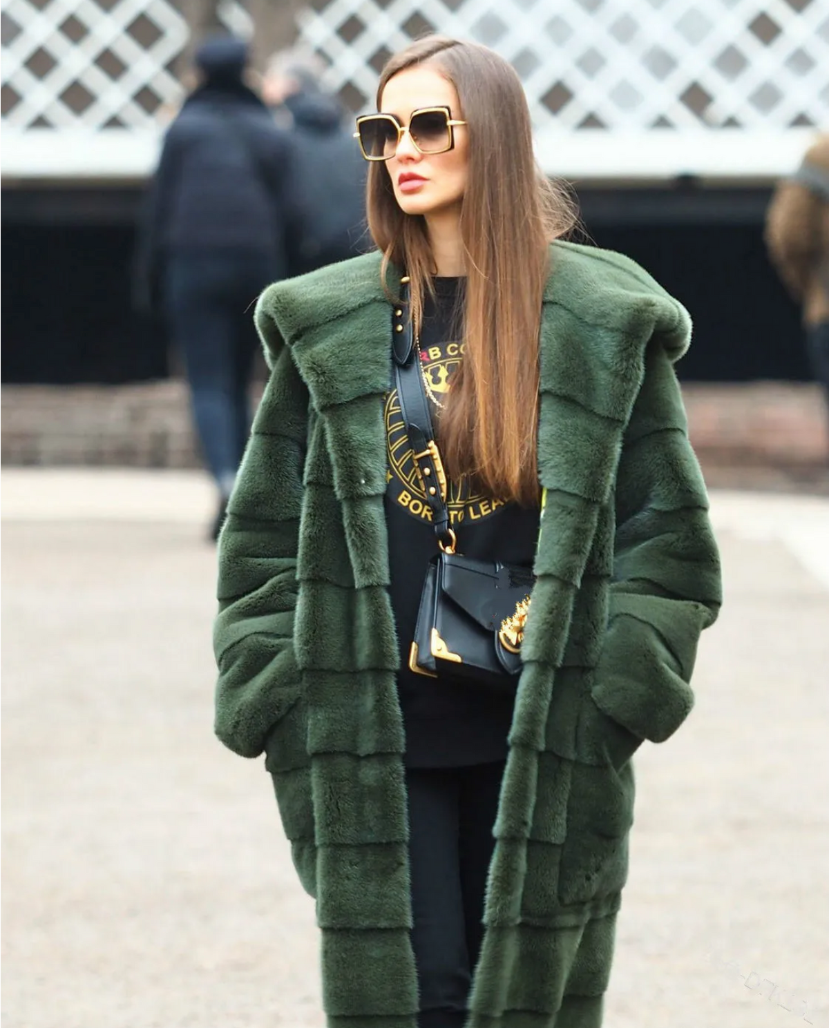 Isabella Hooded Fur Coat