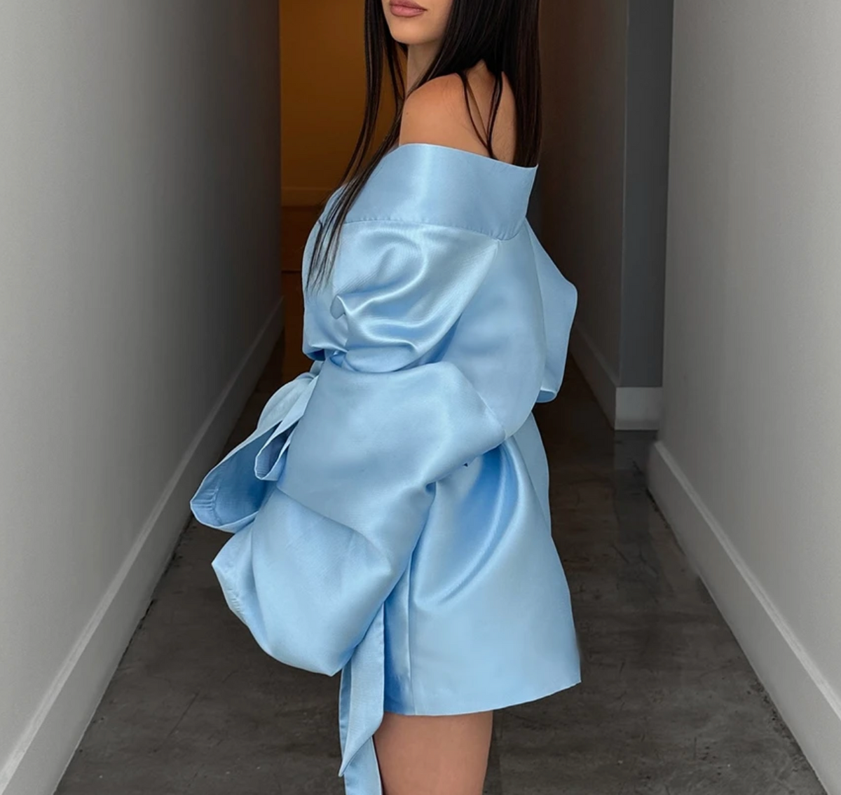 Woman wearing the Old Money Collection Couture Sanur Party Mini