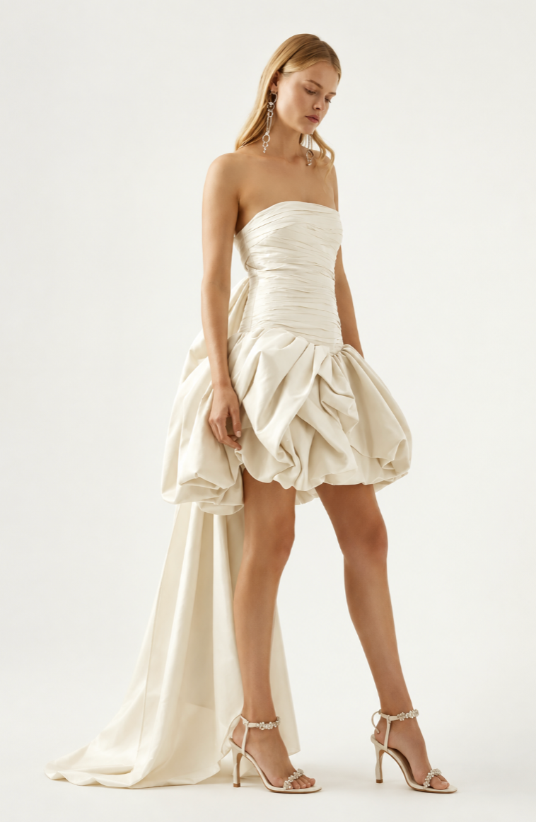 Maxine Bubble Hem Mini Dress