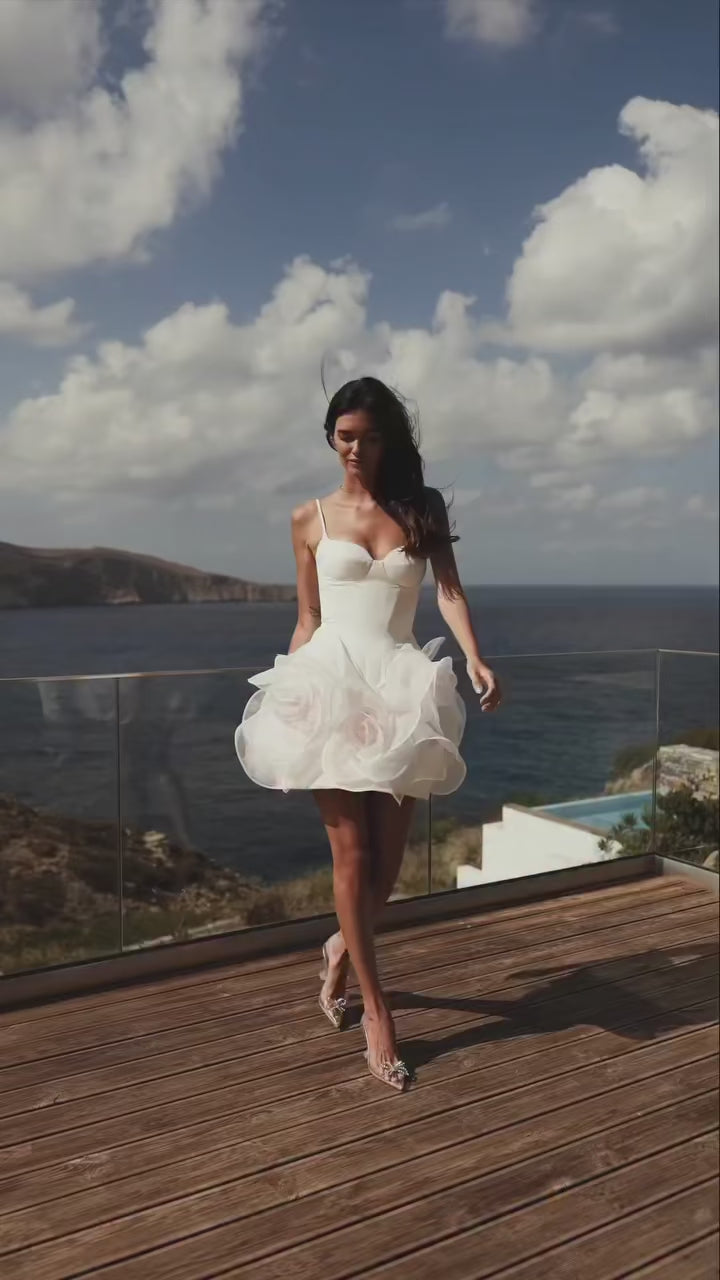 Woman wearing the Old Money Collection Couture Zophie Party Mini