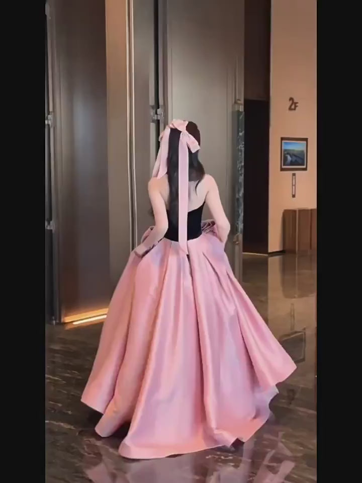 Woman wearing the Old Money Collection Couture Lowndess Gown video