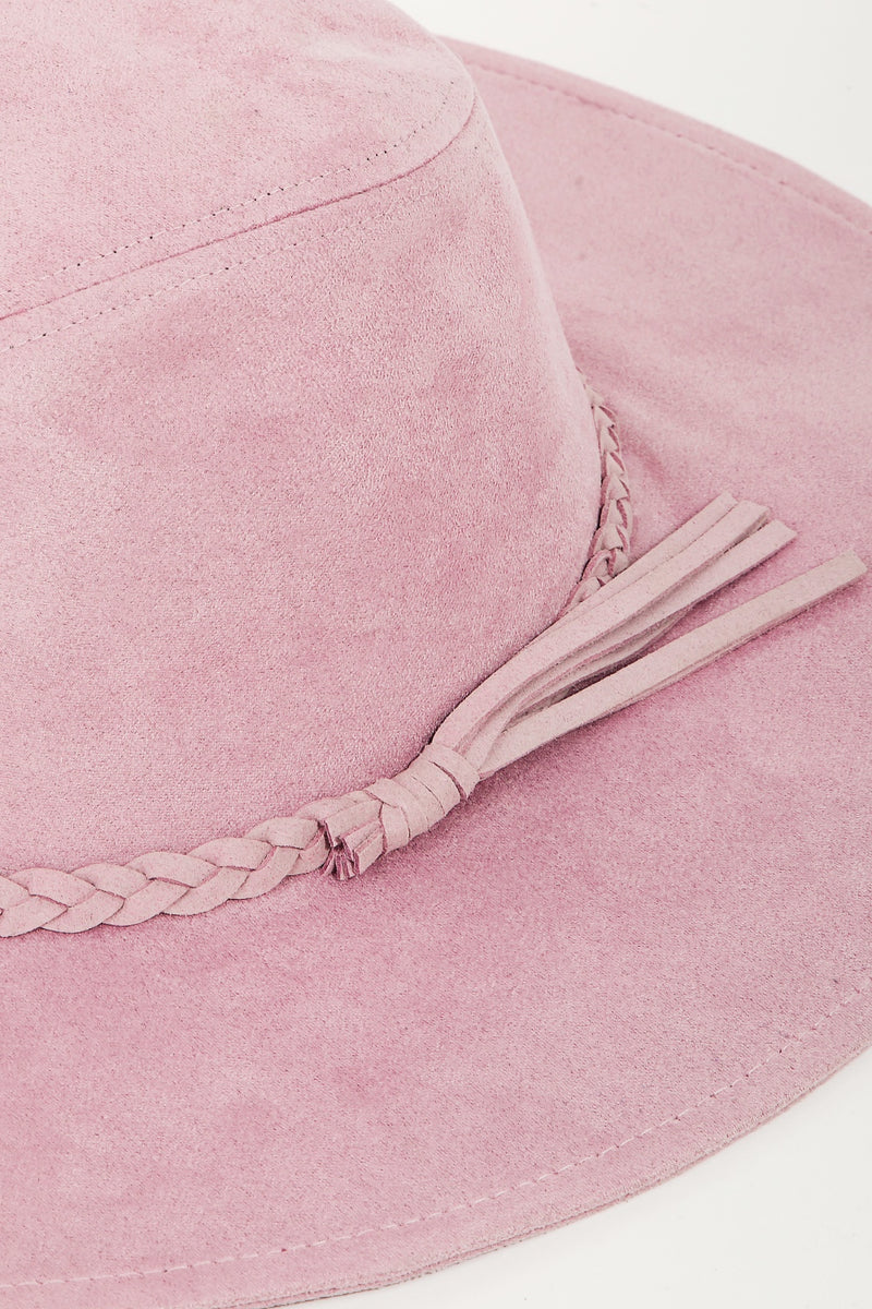 Braided Suede Hat