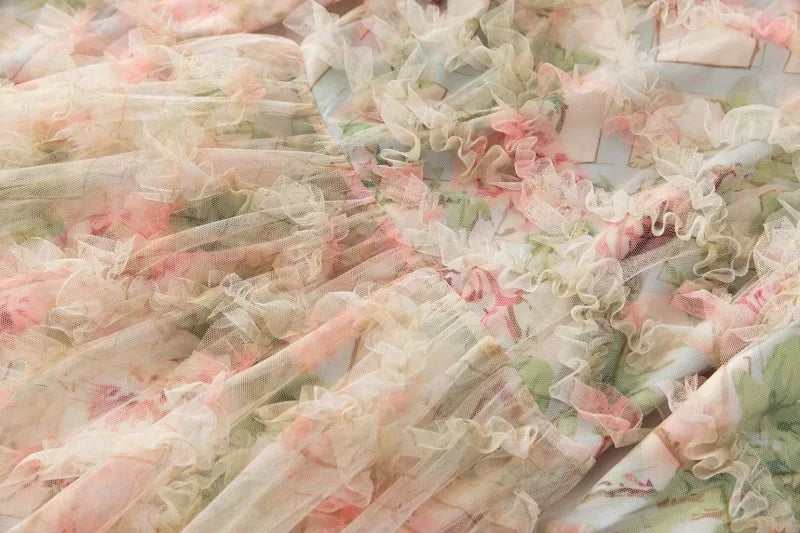 All Over Ruffle Dress Fest