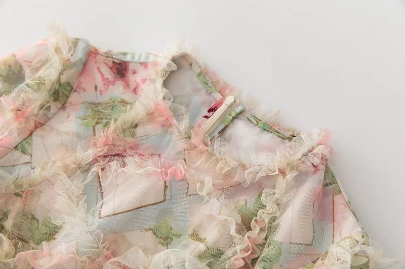 All Over Ruffle Dress Fest