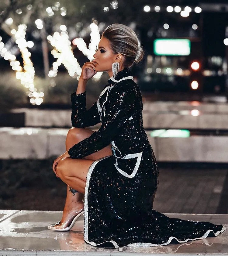 Cordelia Sequin Coat