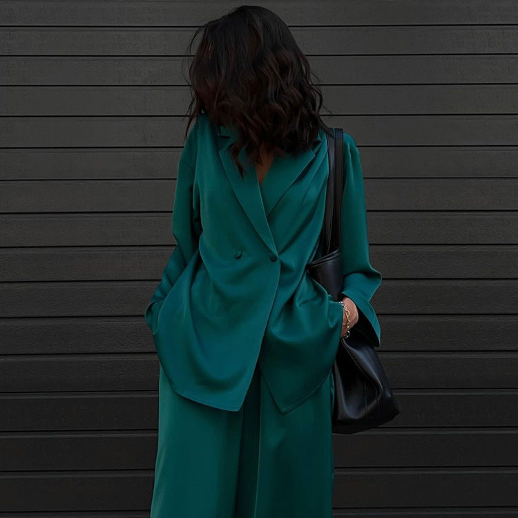 Breezy Day Satin Suit